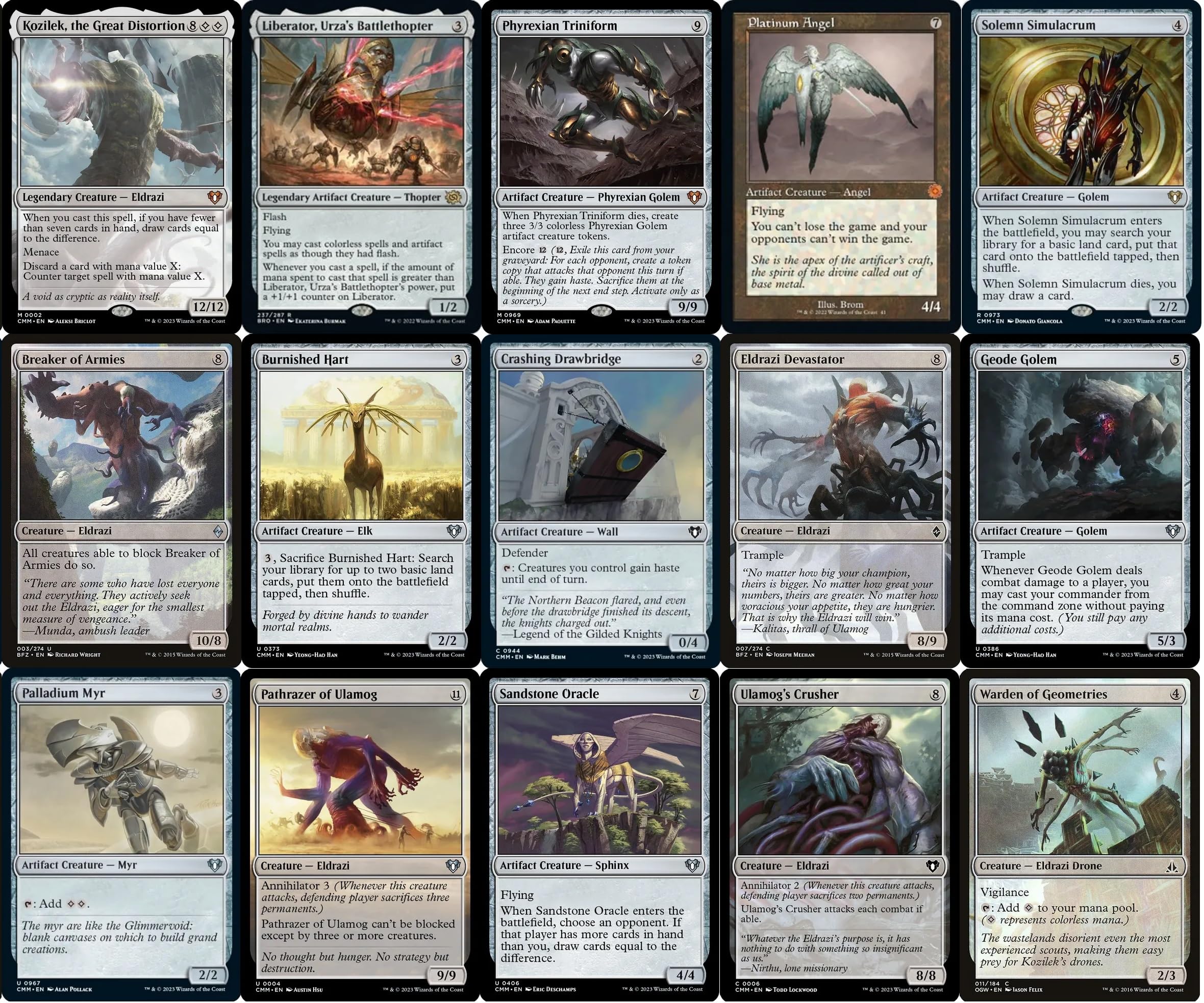 Amazon.com: Elite Commander Eldrazi Deck - Colorless - Zhulodok
